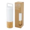 Torne Mit Kupfer vakuumisolierte 540 ml Edelstahlflasche mit Bambus Außenwand Standard | weiß | ohne Werbeanbringung | Nicht verfügbar | Nicht verfügbar