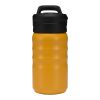 Knox 350 ml RCS Trinkflasche aus recyceltem, doppelwandigem Edelstahl mit Klappstrohhalm gelb