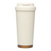 Hampton 480 ml RCS vakuumisolierter One-Touch Becher aus recyceltem Edelstahl creme