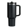 Stanley Quencher® ProTour 1180 ml Thermobecher aus recyceltem Edelstahl mit Flip Strohhalm Standard | schwarz | ohne Werbeanbringung | Nicht verfügbar | Nicht verfügbar