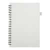 Liss A5 Hardcover Spiralnotizbuch aus recyceltem Kunststoff weiß