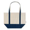 Sam 320 g/m² Tragetasche aus GRS recycelter Baumwolle Standard | navy-natur | ohne Werbeanbringung | Nicht verfügbar | Nicht verfügbar | Nicht verfügbar