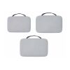 Jet GRS recycelte Packwürfel – 3er-Set grau