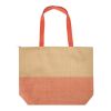 Rhythm große Strohpapier Tragetasche mit Reißverschluss, 21 l Brick