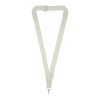 Liv Verstellbares RPET Sublimation Lanyard weiss-weiss | ohne Werbeanbringung | Nicht verfügbar | Nicht verfügbar