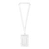 Kord Lanyard mit Papierausweishalter weiß | 20mm