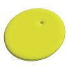 RFX™ Runder reflektierender PVC-Aufhänger neongelb | Nicht verfügbar | Digitaldruck | Vorderseite (unter der reflektierenden Schicht) | Ø 70 mm