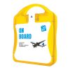 MyKit Flugzeug Reiseset transparent gelb | Nicht verfügbar | ohne Werbeanbringung | Nicht verfügbar | Nicht verfügbar