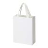 Smartfold Papiertüte, 230 g/m², mit Bandgriffen und Glanzlaminierung – 24 x 10 x 32 cm weiß