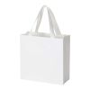 Smartfold Papiertüte, 230 g/m², mit Bandgriffen und matter Laminierung – 24 x 10 x 24 cm weiß