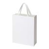 Smartfold Papiertüte, 230 g/m², mit Bandgriffen und matter Laminierung – 31 x 12 x 39 cm weiß