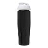 H2O Tempo® 700 ml Sportflasche mit Klappdeckel schwarz-weiss | ohne Werbeanbringung | Nicht verfügbar | Nicht verfügbar