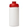 Baseline® Plus 500 ml Sportflasche mit Klappdeckel transparent-rot | ohne Werbeanbringung | Nicht verfügbar | Nicht verfügbar