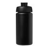 Baseline® Plus grip 500 ml Sportflasche mit Klappdeckel schwarz | ohne Werbeanbringung | Nicht verfügbar | Nicht verfügbar