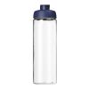 H2O Vibe 850 ml Sportflasche mit Klappdeckel transparent-blau | ohne Werbeanbringung | Nicht verfügbar | Nicht verfügbar
