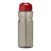 H2O Eco 650 ml Sportflasche mit Ausgussdeckel kohle-rot | ohne Werbeanbringung | Nicht verfügbar | Nicht verfügbar