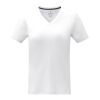 Somoto T-Shirt mit V-Ausschnitt für Damen Weiß | M