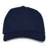 Ceto Cap mit 5 Segmenten und Sandwichschirm Priority | navy | Digital DTF Transfer | Visier | 55 mm x 10 mm | 100