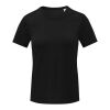Kratos Cool Fit T-Shirt für Damen Schwarz | 4XL
