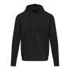 Jasper Kapuzenpullover aus recycelter 280 g/m², Bio Baumwolle (OCS) unisex Schwarz | M