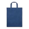 SIENA. Faltbare Tasche aus Baumwolle (50%), receycelte Baumwolle (30%) und Polyester (20% rPET) (140 g/m²) Blau