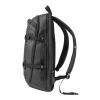 KAMPALA. Laptop-Rucksack aus 900D hochdichtem recyceltem Polyester mit wasserdichter Beschichtung und 210D Futter aus recyceltem Polyester 17'3" Schwarz | ohne Werbeanbringung