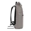 PORTLAND. Roll-Top-Rucksack aus PU mit Laptopfach, 16“ Grau
