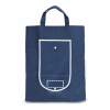 ARLON. Faltbare Einkaufstasche aus Non-woven (80 g/m²) Blau | ohne Werbeanbringung | Nicht verfügbar | Nicht verfügbar | Nicht verfügbar