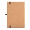 ORWELL. A5-Notizbuch aus Bambus- und Korkblättern mit linierten Blättern Natur | ohne Werbeanbringung | Nicht verfügbar | Nicht verfügbar | Nicht verfügbar