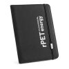 EMERGE FOLDER II. A4 Mappe aus recyceltem Polyester (100% rPET) 300D mit elastischem Verschluss Schwarz | ohne Werbeanbringung | Nicht verfügbar | Nicht verfügbar | Nicht verfügbar