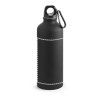 COLLINA. Aluminiumflasche mit Karabiner 540 ml Schwarz | ohne Werbeanbringung | Nicht verfügbar | Nicht verfügbar | Nicht verfügbar