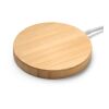 DAIMLER. Superschnelles kabelloses magnetisches 15-W-Ladegerät aus Bambus Natur | ohne Werbeanbringung | Nicht verfügbar | Nicht verfügbar