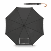 PATTI. Regenschirm aus 190T-Polyester mit automatischer Öffnung schwarz | ohne Werbeanbringung | Nicht verfügbar | Nicht verfügbar | Nicht verfügbar