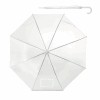 NICHOLAS. Transparenter POE-Regenschirm mit automatischer Öffnung transparent klar | ohne Werbeanbringung | Nicht verfügbar | Nicht verfügbar | Nicht verfügbar