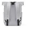 Rome Rucksack 12L aus rPET. Mit Rolltop-Design und Klettverschluss. Marl Grey