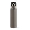 Lena Trinkflasche recy.Edelstahl, 570 ml. Mit Tragegriff aus rPET Grau