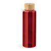 Indus Trinkflasche aus Borosilikatglas mit Bambusdeckel, 510 ml Rot | ohne Werbeanbringung | Nicht verfügbar | Nicht verfügbar | Nicht verfügbar