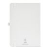 Dumas A5 Notizbuch aus recy.PU.Hardcover.70g/m². 160 Seiten, FSC®-zertifiziert Weiß