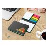 Haftnotiz-Set London Innenteil schwarz 50/50 Haftzettel Farbschnitt Grün | 105 × 78 mm | ohne Werbeanbringung | glänzend