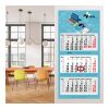 3-Monatskalender Mehrblock Maxi Light 3 mehrsprachig Hellgrau | 330 × 700 mm | ohne Werbeanbringung | Nicht verfügbar | Nicht verfügbar | Nicht verfügbar | Benelux (NL/F/D/GB)