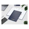 Wochenkalender Prestige A5 Kunstleder-Hardcover robust marineblau | Goldprägung inkl.
