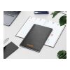 Wochenkalender Prestige A5 Kunstleder-Hardcover robust Schwarz | DIN A5 | ohne Werbeanbringung | Siebdruck-Digital inkl.