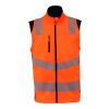 Softshell-Sicherheitsjacke mit abnehmbaren Ärmeln, 300 g/m² orange-marineblau | 2XL | Nicht verfügbar | Nicht verfügbar