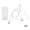3199 | Xoopar Mr. Bio Powerbank and cable pack 7.000mAh Weiss