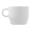 Tasse Dreieck Teller Satellite 180ml Weiss