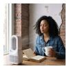inSideOut Brislux – Rotorloser Softwind-Ventilator mit LED-Licht Weiss | 1-farbiger Tampondruck | Vorderseite | 60 mm x 60 mm