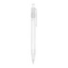 R-PET-Kugelschreiber Weiss-Weiss | 1-farbiger Tampondruck | in Verlängerung vom Clip | 30 mm x 7 mm | Nicht verfügbar