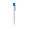 Kugelschreiber Futurepoint Hardcolour Weiss-Hellblau | 1-farbiger Siebdruck | 180° vom Clip | 50 mm x 25 mm | Nicht verfügbar