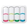 Textmarkter Set 4St. 75mm regenbogenfarben | 1-farbiger Tampondruck | textmarker gelb seite 1 | 15 mm x 10 mm | Nicht verfügbar