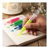 Spritzen-Textmarker Gelb-Gelb | 1-farbiger Tampondruck | Seite 1 | 50 mm x 8 mm | Nicht verfügbar